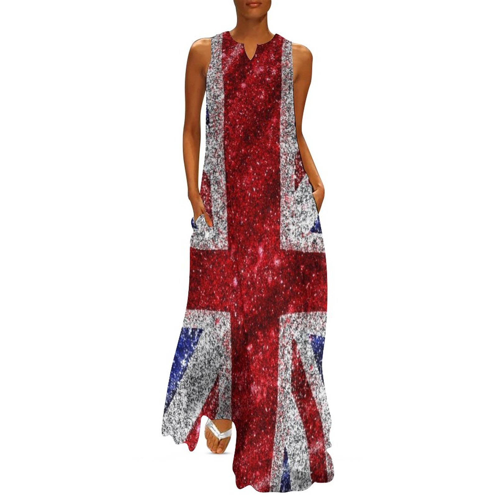 Womens Summer Clothing Uk - فو بريق الاتحاد جاك العلم المملكة