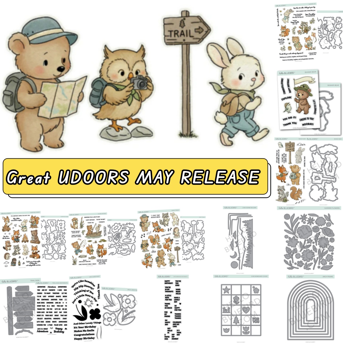 Summer Clothing Banner - قوالب قطع معدنية بتصاميم زهور صيفية