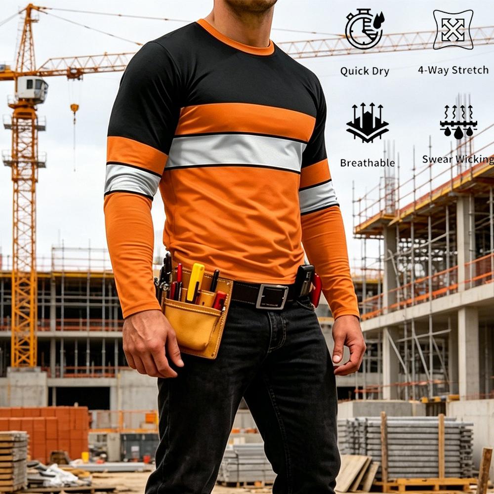 Quality Summer Clothing - قميص عمل رجالي طويل الأكمام عالي