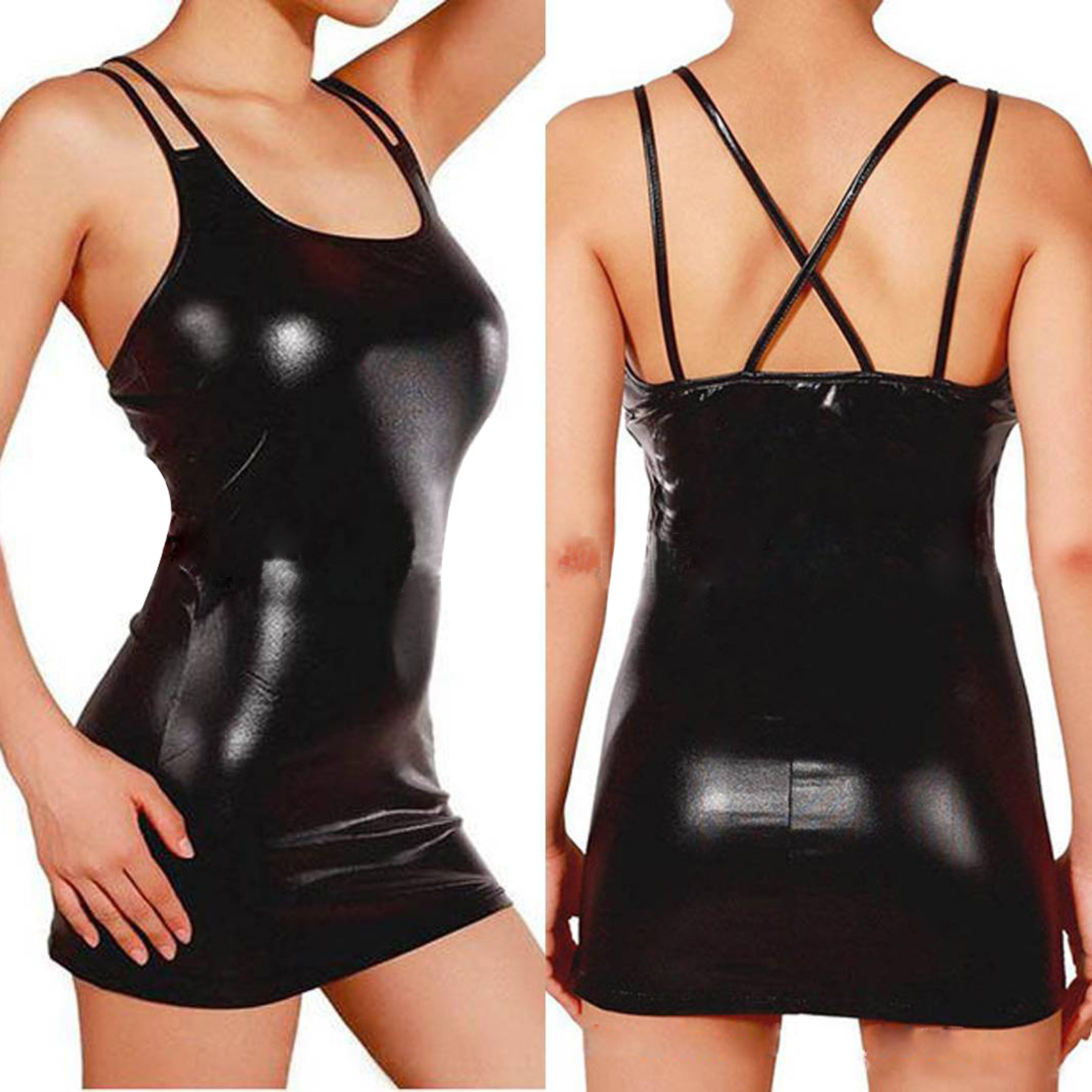المرأة بولي Metallic فستان جلد - مراجعة Womens Summer Clothing Uk وسعره