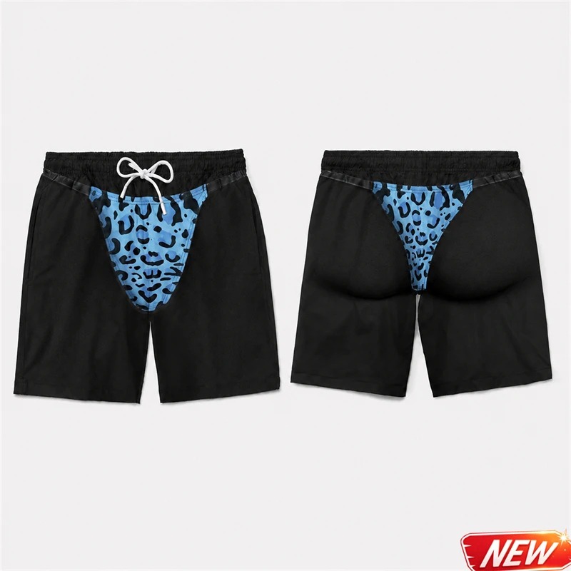 شورت سباحة رجالي مطبوع بطبعة ا - مراجعة Board Short Surf وسعره