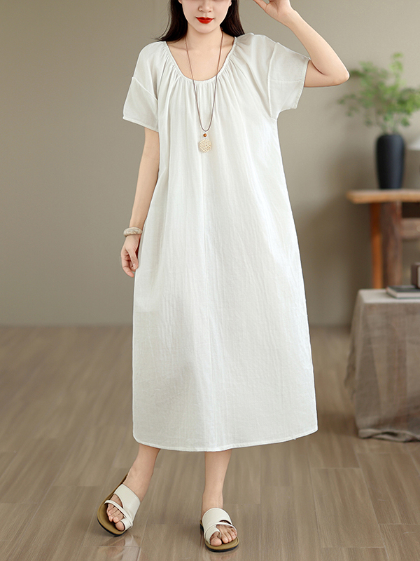 فستان قطني صيفي جديد غير رسمي  - مراجعة Summer Clothing Outlet وسعره