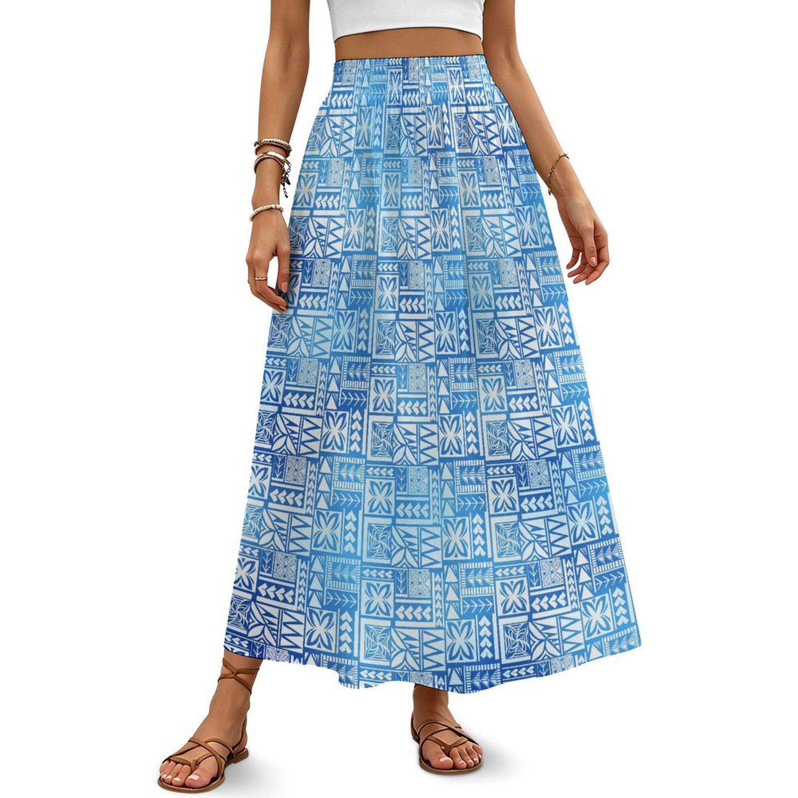 تنورة ماكسي كبيرة الحجم 4XL بط - مراجعة Summer Clothing Outlet وسعره