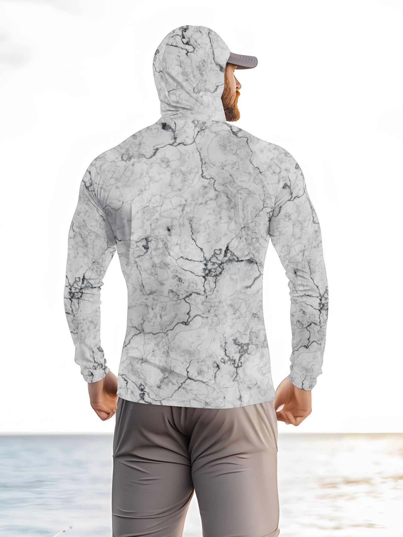 قميص صيد رجالي بغطاء للرأس بأك - مراجعة Summer Uv Clothing وسعره