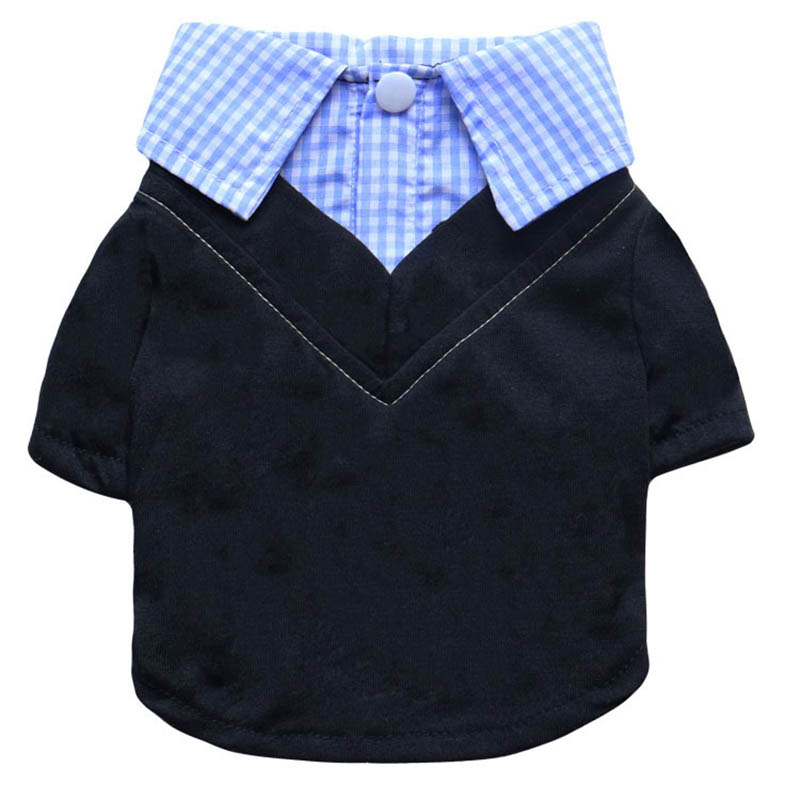 منقوشة الكلب قميص وهمية قطعتين - مراجعة Summer Dog Clothing وسعره