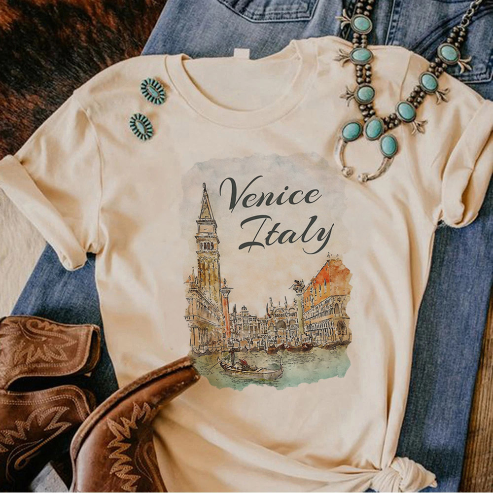 تي شيرتات نسائية إيطالية بتصام - مراجعة Summer Clothing Italy وسعره