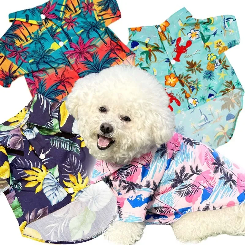قميص هاواي للحيوانات الأليفة،  - مراجعة Summer Dog Clothing وسعره
