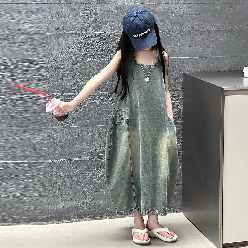 فستان كلاسيكي أزرق للأطفال الب - مراجعة Quality Summer Clothing وسعره