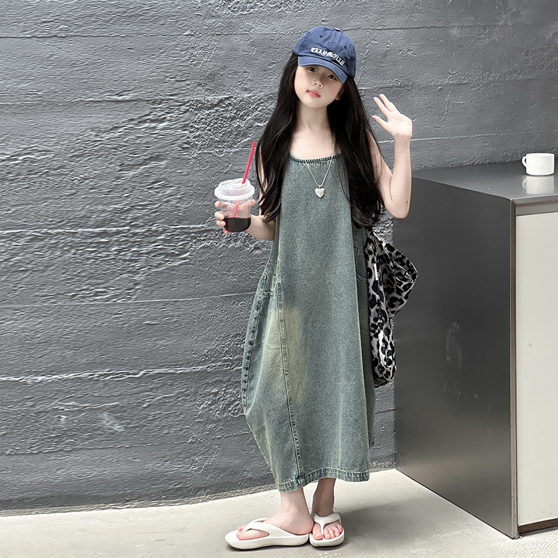 فستان كلاسيكي أزرق للأطفال الب - مراجعة Quality Summer Clothing وسعره