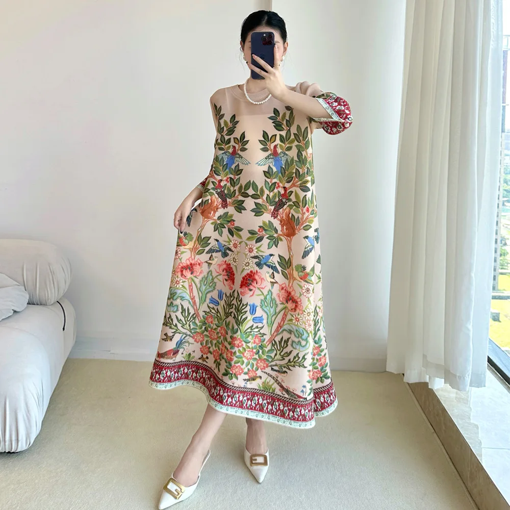 فستان مياكي مطبوع عتيق فساتين  - مراجعة Summer Clothing Essentials Women وسعره