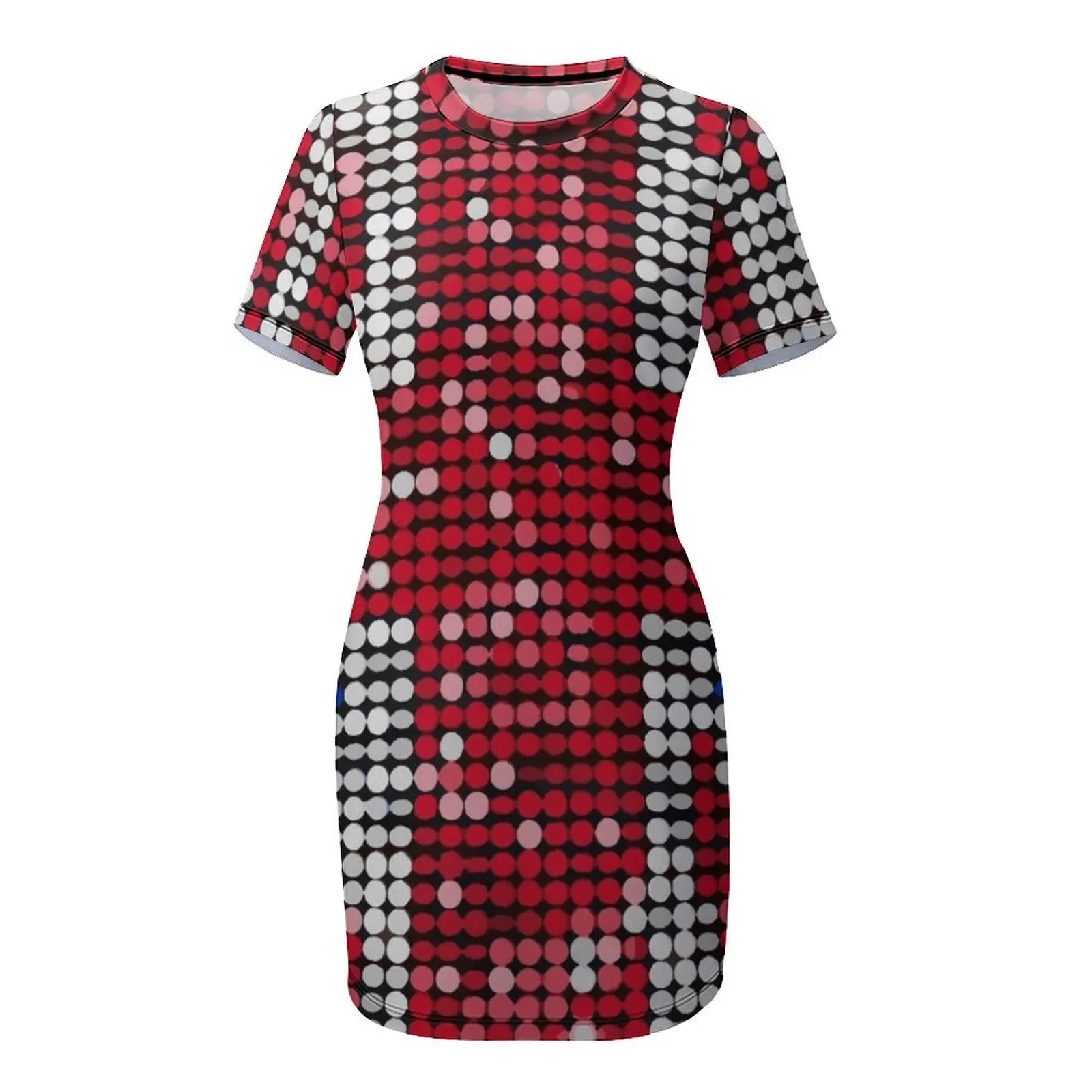 فستان نسائي قصير الأكمام مزين  - مراجعة Womens Summer Clothing Uk وسعره