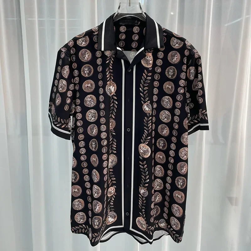 طقم قميص رجالي فاخر بنمط عتيق  - مراجعة Summer Clothing Beach وسعره